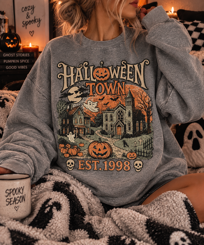 Halloween Town Crewneck Sweatshirt