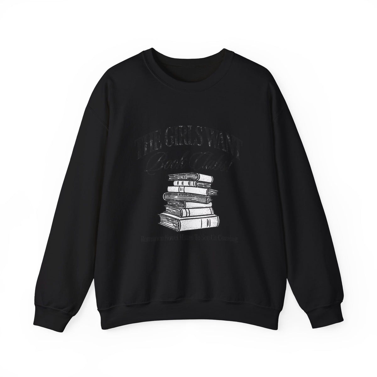 Book Club Sweatshirt – "The Girls Want Book Clubs" Cozy Reading Crewneck