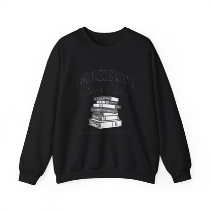 Book Club Sweatshirt – "The Girls Want Book Clubs" Cozy Reading Crewneck