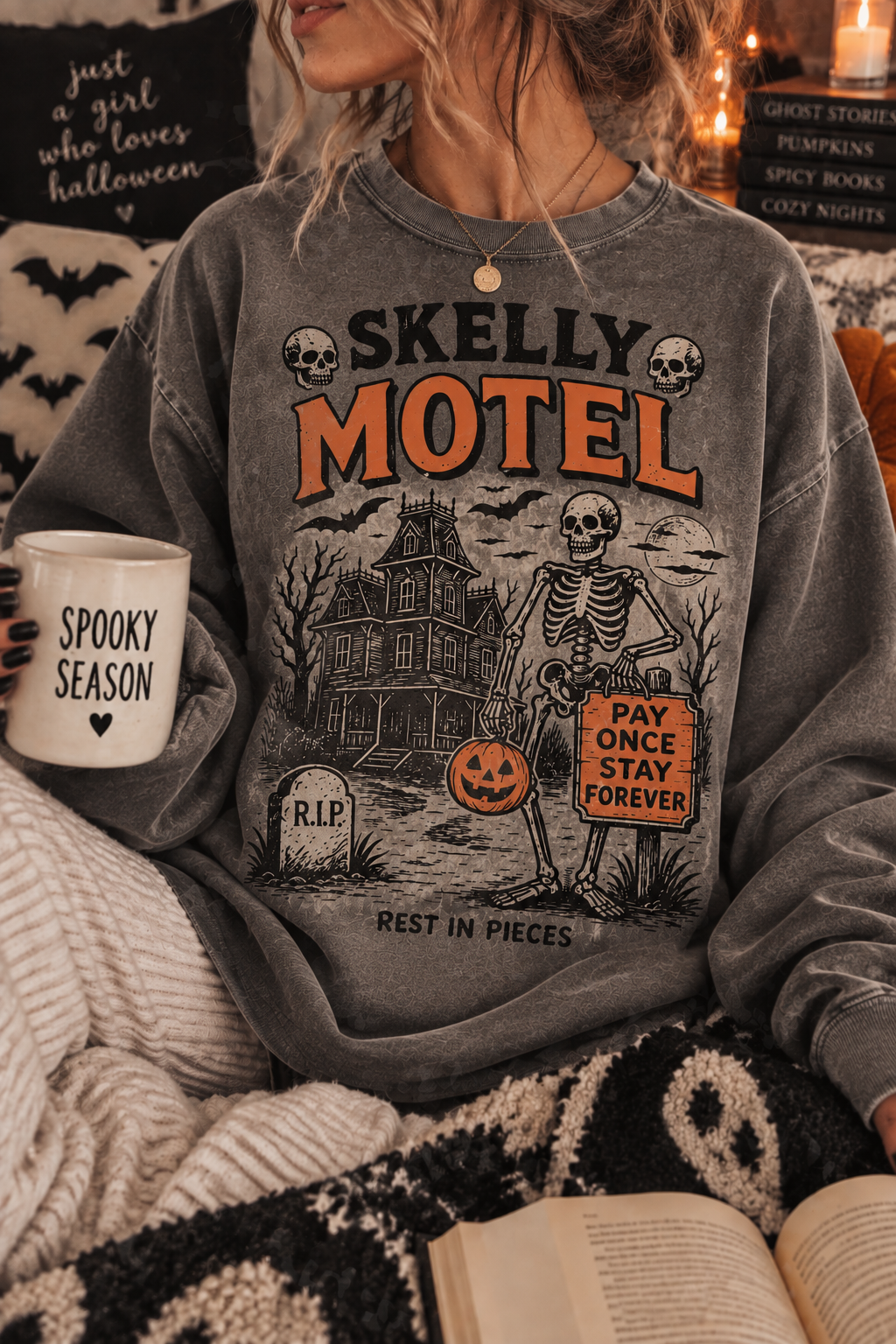 Skelly Motel sweatshirt